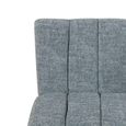 Lily Accent Armless Chair - Grey - Fabric