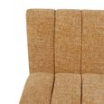 Lily Accent Armless Chair - Mustard - Fabric