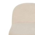Maisie Accent Armless Chair - Beige - Fabric
