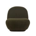 Maisie Accent Armless Chair - Green - Fabric
