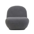 Maisie Accent Armless Chair - Grey - Fabric
