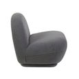 Maisie Accent Armless Chair - Grey - Fabric
