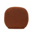 Maisie Accent Armless Chair - Rust Orange - Fabric
