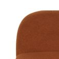 Maisie Accent Armless Chair - Rust Orange - Fabric