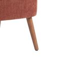 Reagan Accent Armless Chair - Copper - Fabric and Wood
