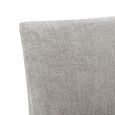 Reagan Accent Armless Chair - Grey - Fabric and Wood