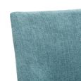 Reagan Accent Armless Chair - Teal - Fabric and Wood