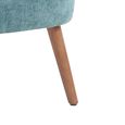 Reagan Accent Armless Chair - Teal - Fabric and Wood