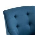 Tara Accent Armchair - Navy Blue Velvet - Fabric and Oak
