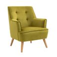 Tara Accent Armchair - Pistachio Velvet - Fabric and Oak