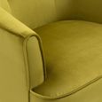 Tara Accent Armchair - Pistachio Velvet - Fabric and Oak