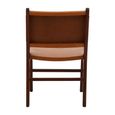 Inca Chair - Antique Brown Leather with Teak Wood