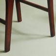 Inca Chair - Antique Brown Leather with Teak Wood