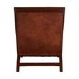 Inca Chair - Brown Leather with Footstool