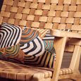 Inca Chair - Brown Leather with Teak Wood - Lounge