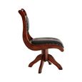 Inca Chair - Swivel - Black Leather