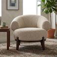 Montana Lounge Chair - Chunky - Natural - Fabric and Wood
