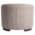 Hannah Lounge Chair - Chunky - Mocca - Fabric and Wood