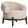 Montana Lounge Chair - Chunky - Natural - Fabric and Wood