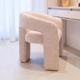 Belle Cream Fabric Accent Chair