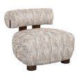 Arabella Beige Fabric Accent Chair