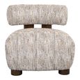 Arabella Beige Fabric Accent Chair