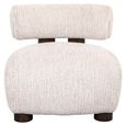 Arabella Cream Fabric Accent Chair