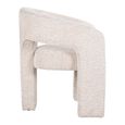 Belle Cream Fabric Accent Chair