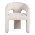 Belle Cream Fabric Accent Chair
