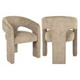 Belle Desert Fabric Accent Chair