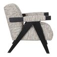 Clover Natural Fabric Accent Chair