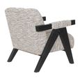 Clover Natural Fabric Accent Chair