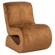 Frankie Brown Fabric Lounge Chair