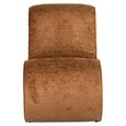 Frankie Brown Fabric Lounge Chair