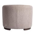 Hannah Lounge Chair - Chunky - Mocca - Fabric and Wood