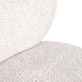 Jace Cream Fabric and Gold Accent Chair