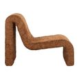 Kelly Cinnamon Fabric Lounge Chair
