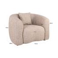 Luxandra Lounge Chair - Sand - Fabric