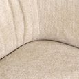 Madeline Cream Fabric Swivel Chair