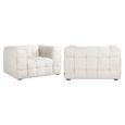 Merrol Cream Fabric Accent Chair