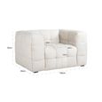 Merrol Cream Fabric Accent Chair