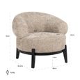 Montana Desert Fabric Accent Chair