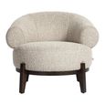 Montana Lounge Chair - Chunky - Natural - Fabric and Wood