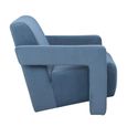 Apex Accent Armchair - Blue Velvet - Fabric