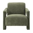 Apex Accent Armchair - Soft Weave Olive Green - Fabric