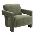 Apex Accent Armchair - Soft Weave Olive Green - Fabric