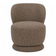 Orla Swivel Accent Chair - Hazelnut Chenille - Fabric