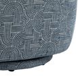 Aura Swivel Chair - Curved Back - Slate - Fabric