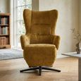 Elevate Electric Lounge Armchair - Dual Motor - Mustard - Fabric