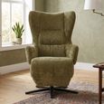 Elevate Electric Lounge Armchair - Dual Motor - Olive - Fabric